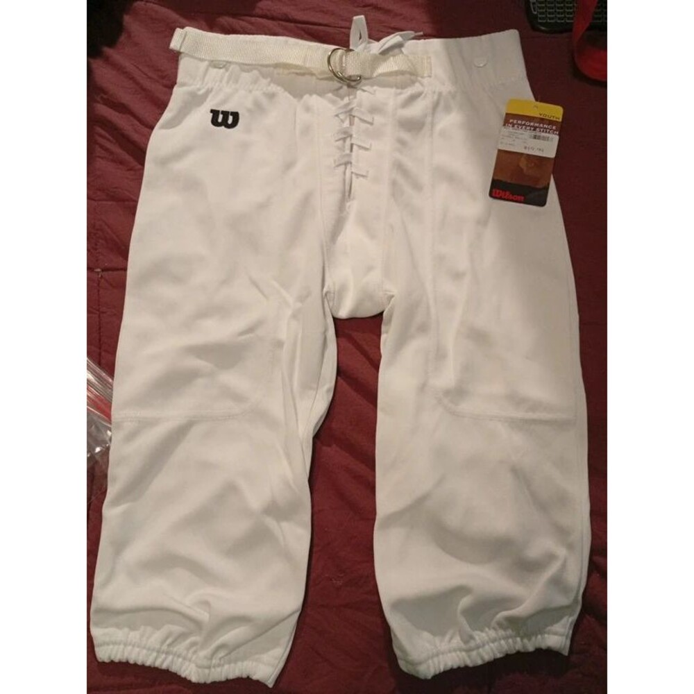 Wilson Youth Football Protective Snap In Practice Pants size L New With Tags